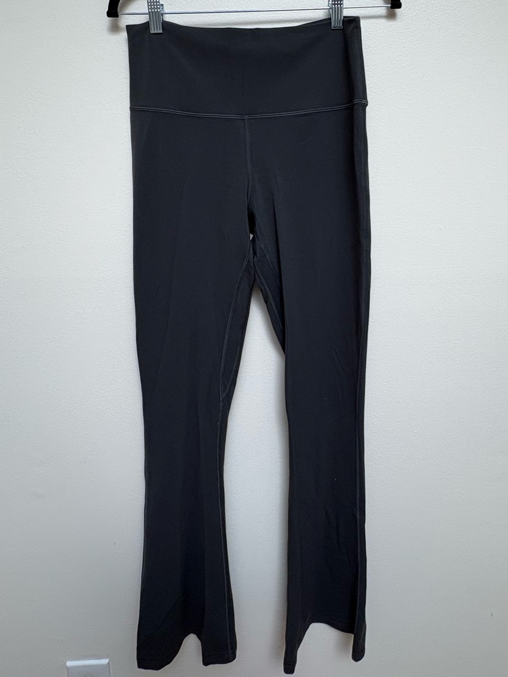 Lululemon Size 10 High Rise Split Hem Flare Pants Charcoal Gray